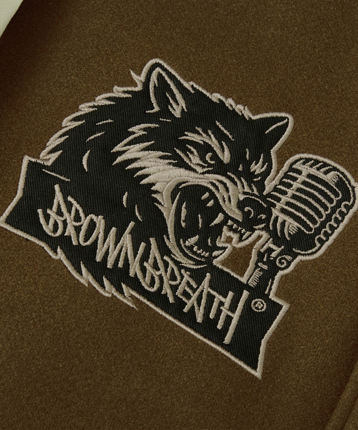 브라운브레스(BROWNBREATH) BB VARSITY JACKET - BROWN