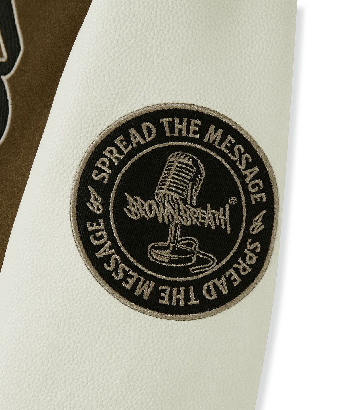 브라운브레스(BROWNBREATH) BB VARSITY JACKET - BROWN