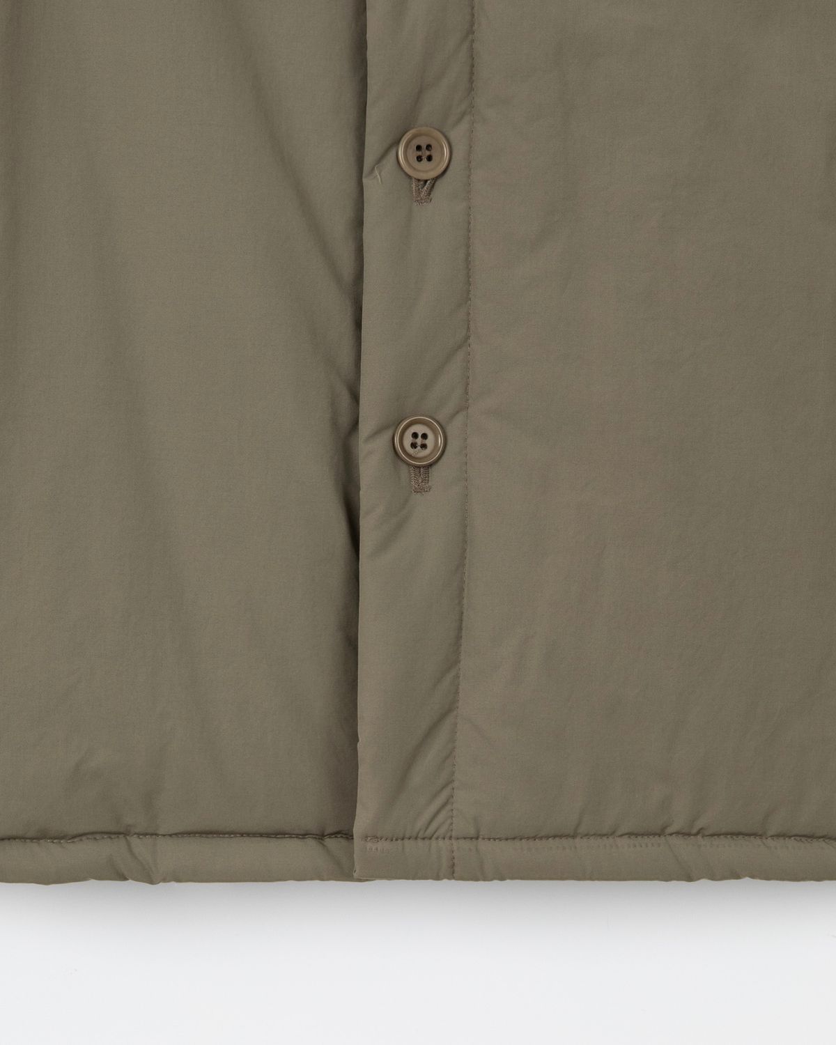 디앤드퀘스천(THEENDQUESTION) Padded shirt jacket / KHAKI
