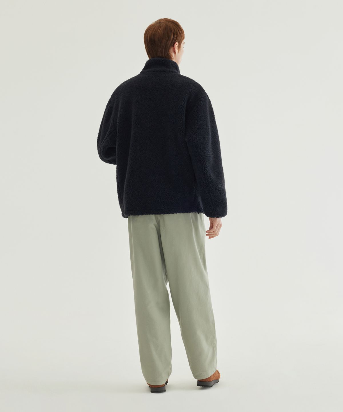 커버낫(COVERNAT) 쉐르파 자켓 Dark Navy