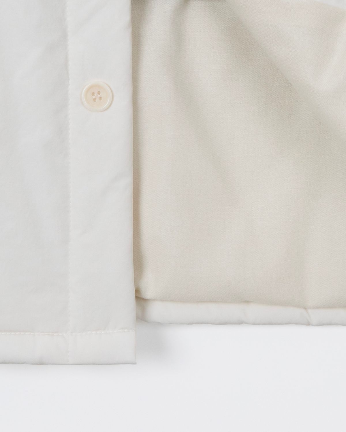 디앤드퀘스천(THEENDQUESTION) Padded shirt jacket / IVORY