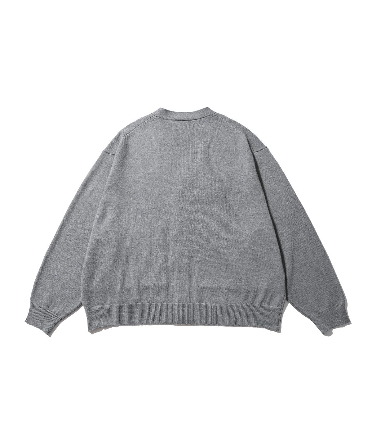 앵글런(ANGLAN) Lazy Pocket Cardigan - Grey