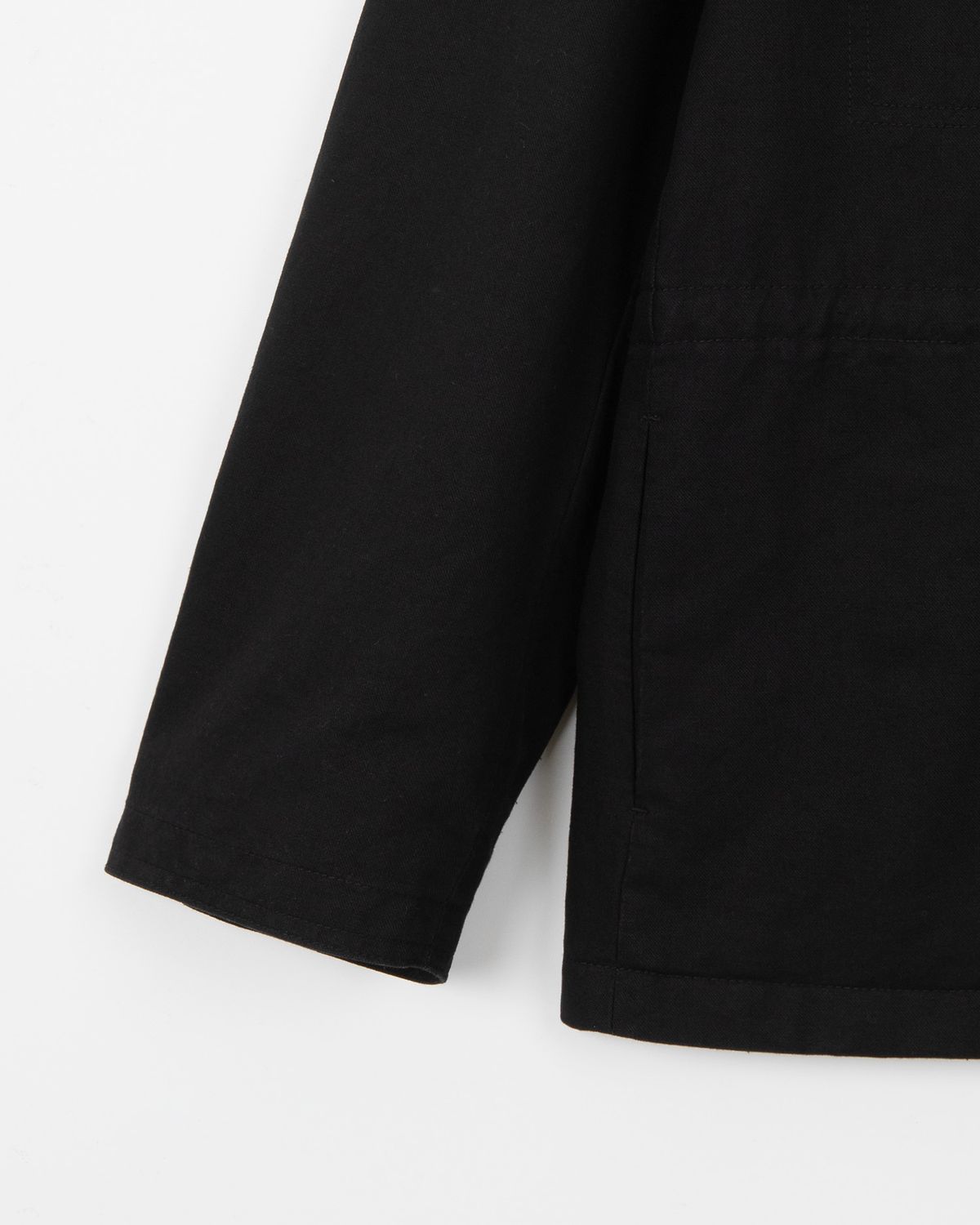 디앤드퀘스천(THEENDQUESTION) Pigment washed jumper / BLACK