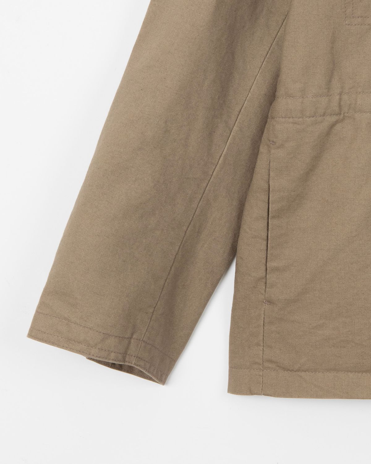디앤드퀘스천(THEENDQUESTION) Pigment washed jumper / BEIGE