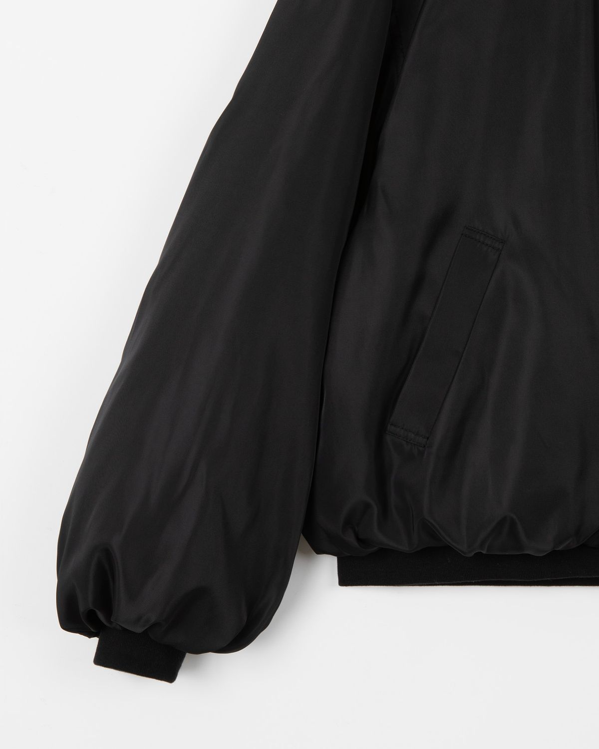 디앤드퀘스천(THEENDQUESTION) Balloon MA-1 jumper / BLACK
