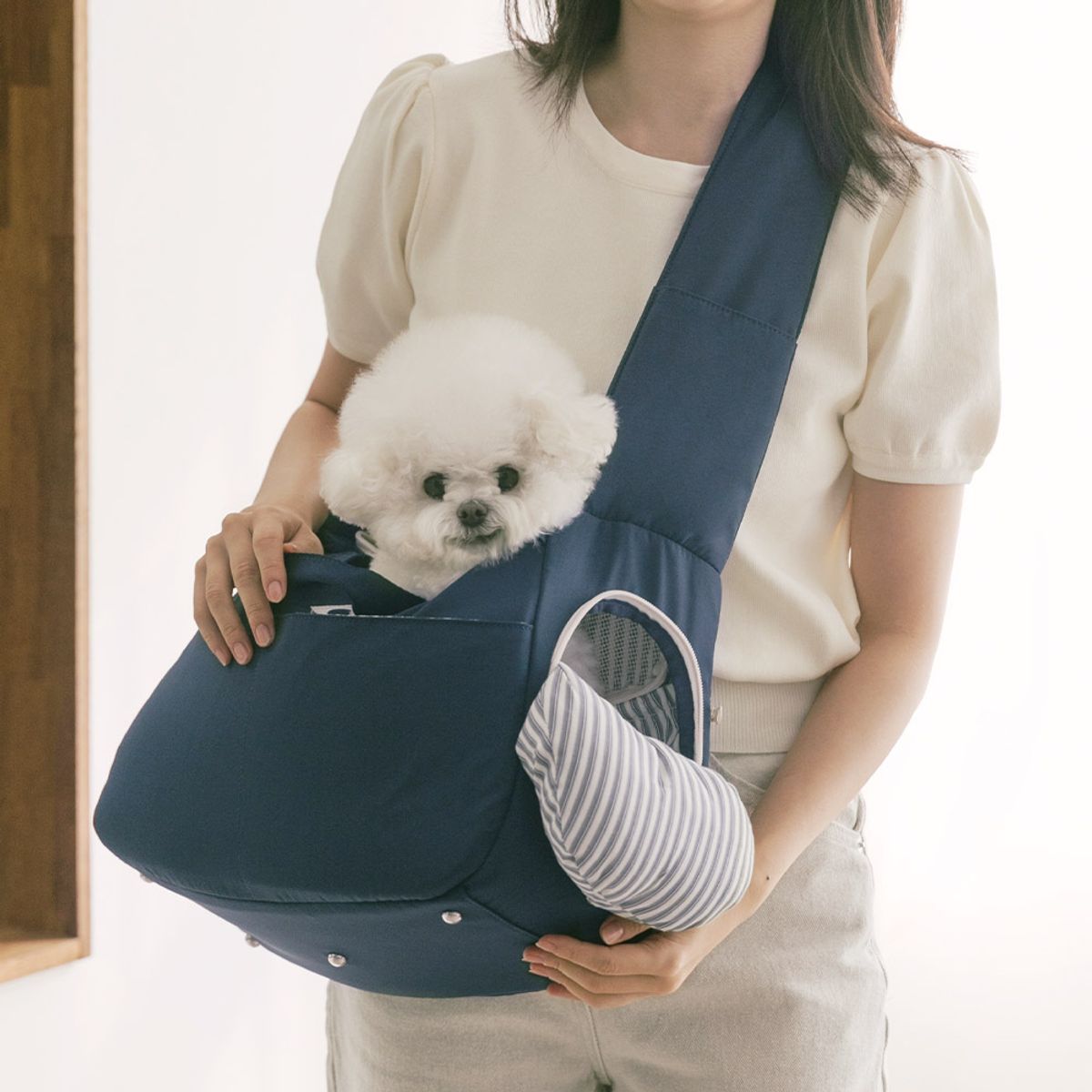 펫츠랜드(PETSLAND) 뉴스너그슬링백 이너쿠션세트 M-L