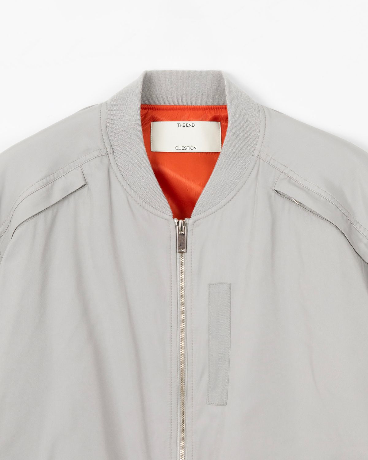 디앤드퀘스천(THEENDQUESTION) Balloon MA-1 jumper / GRAY