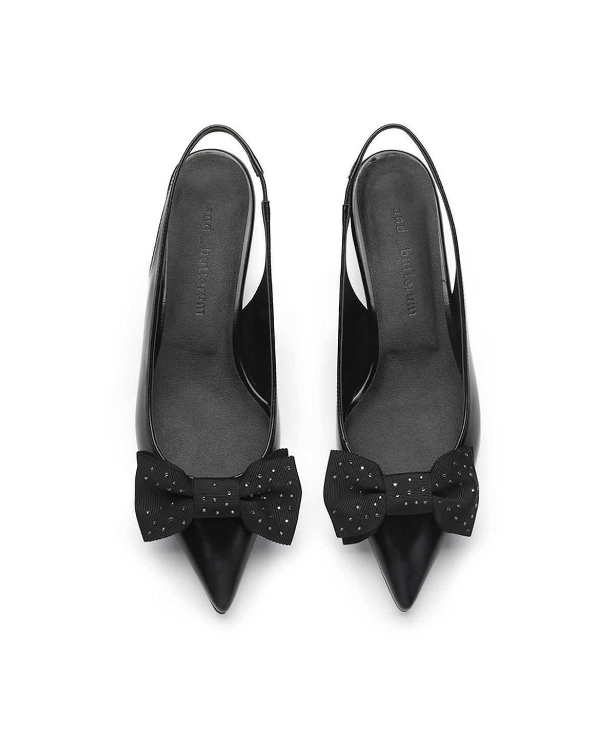 앤버터럼(ANDBUTTERUM) Elfin_Slingback_Black(BF5APB31BK)