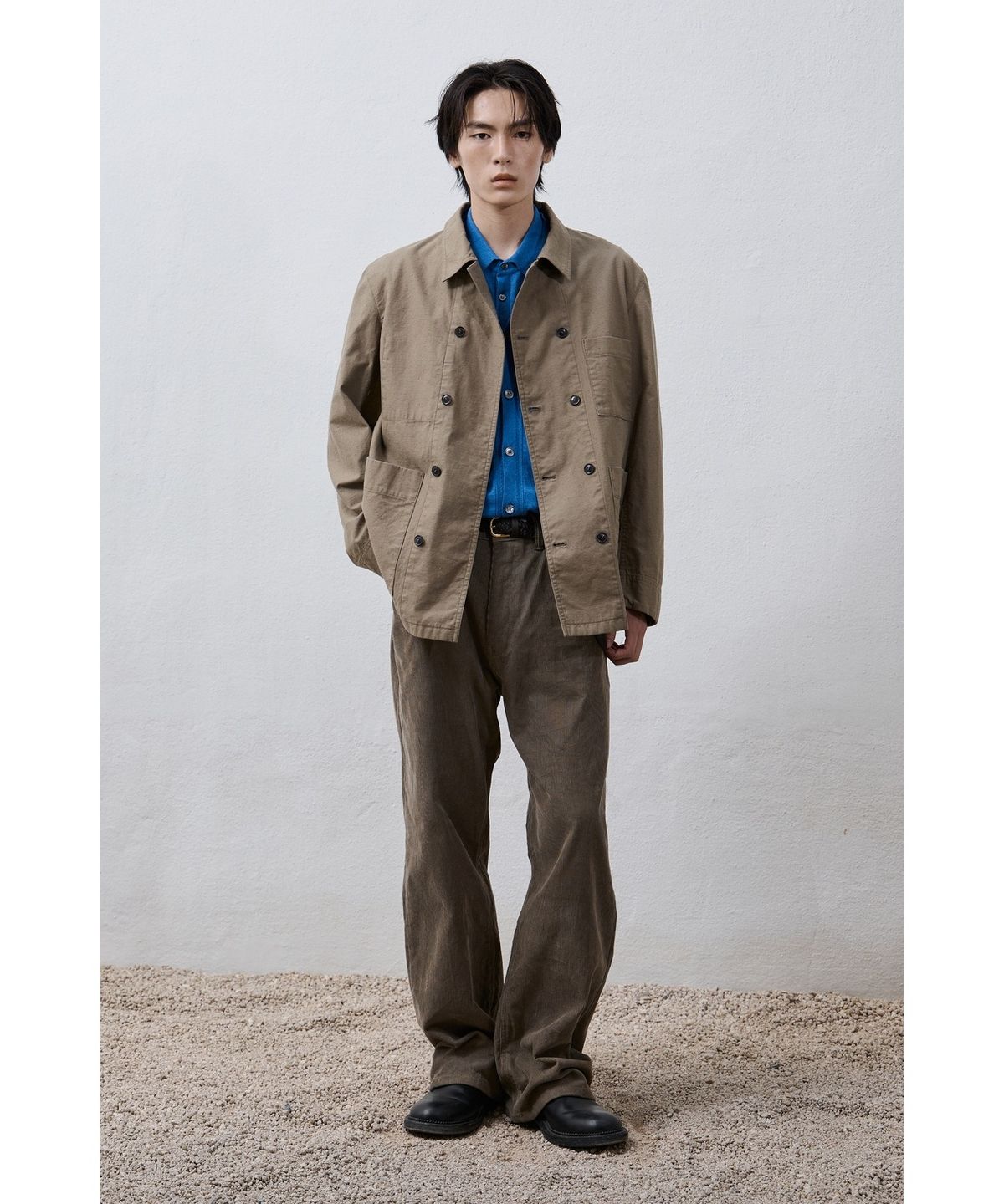 유스(YOUTH) Cotton Cashmere Cardigan - Blue