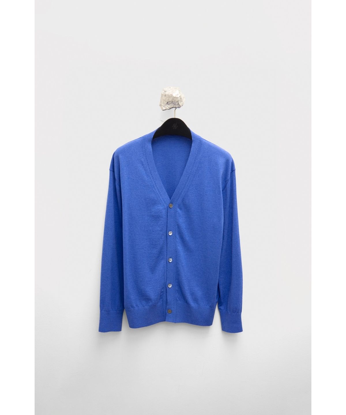 유스(YOUTH) Cotton Cashmere Cardigan - Blue