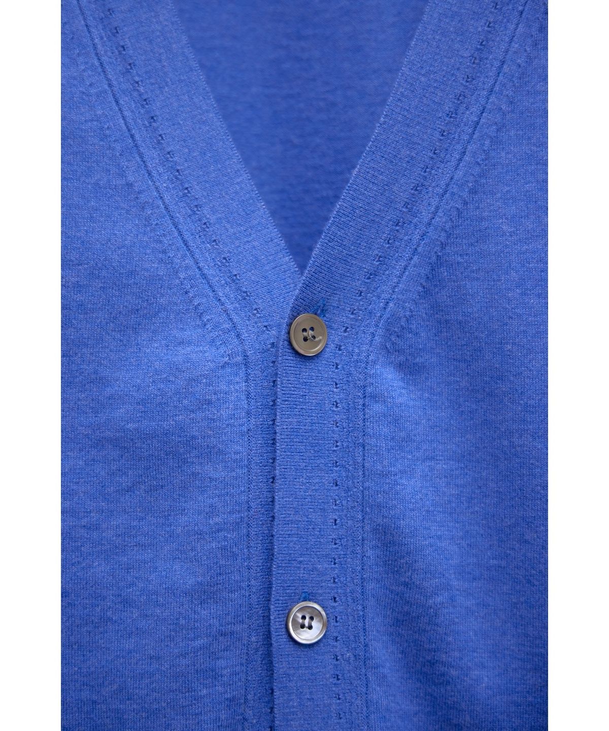 유스(YOUTH) Cotton Cashmere Cardigan - Blue