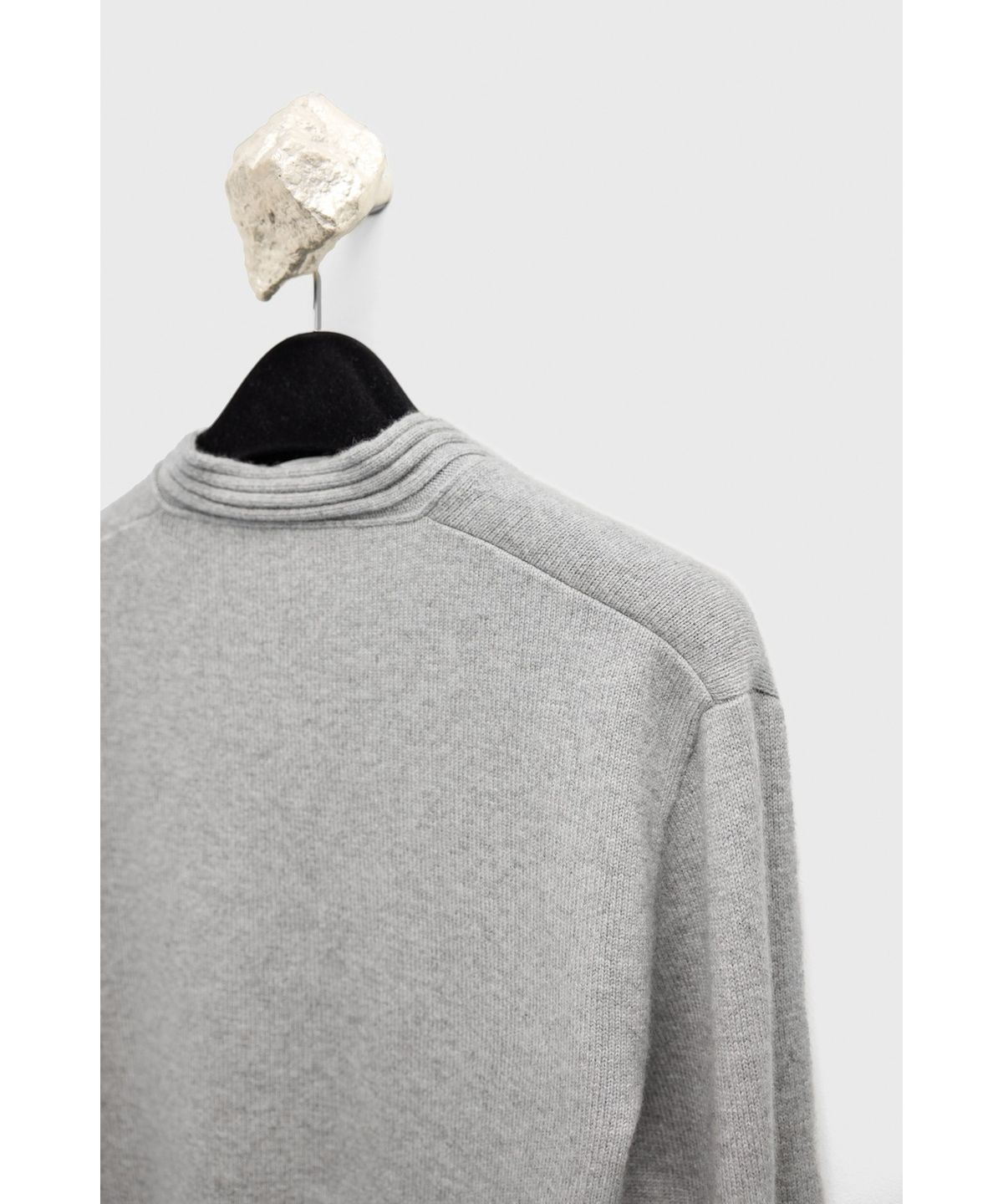 유스(YOUTH) Cashmere Cricket Knit - Melange Grey