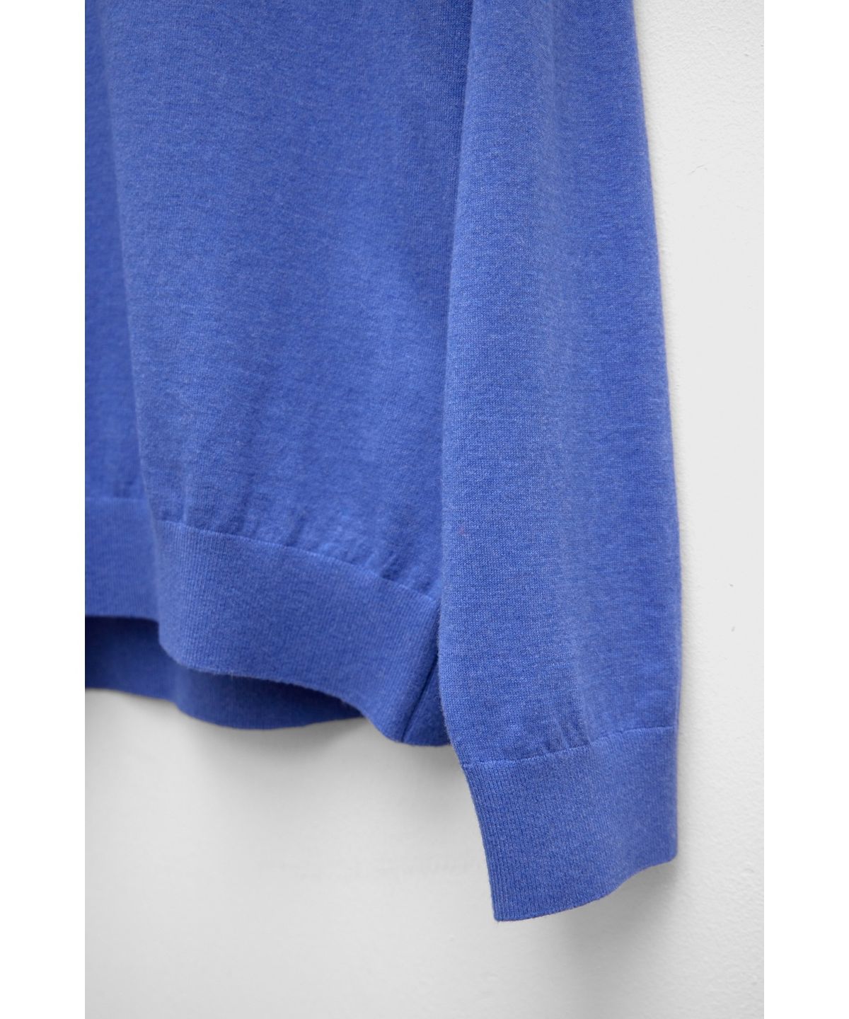 유스(YOUTH) Cotton Cashmere Polo Shirt - Blue