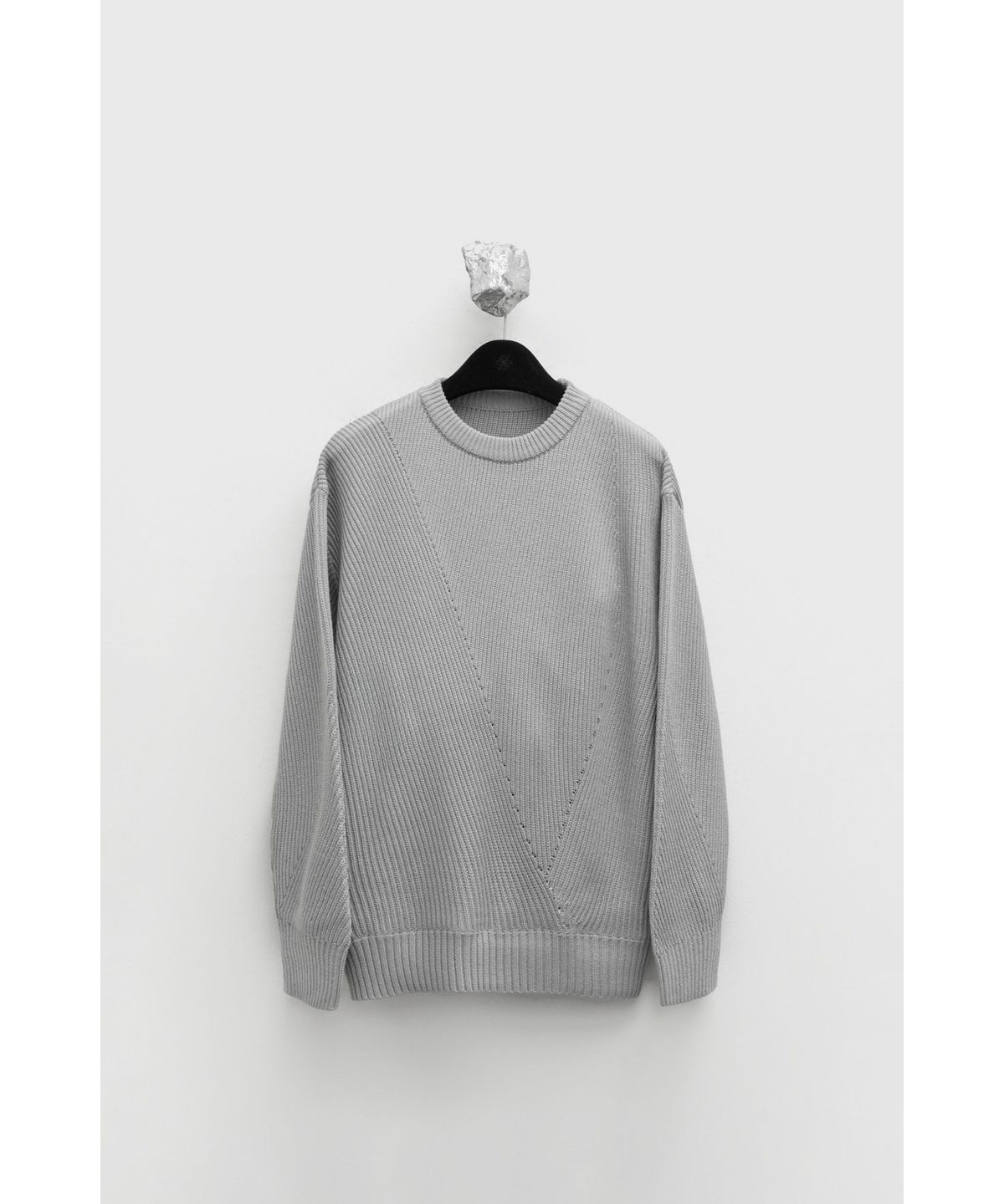 유스(YOUTH) Irregular Sweater - Light Grey