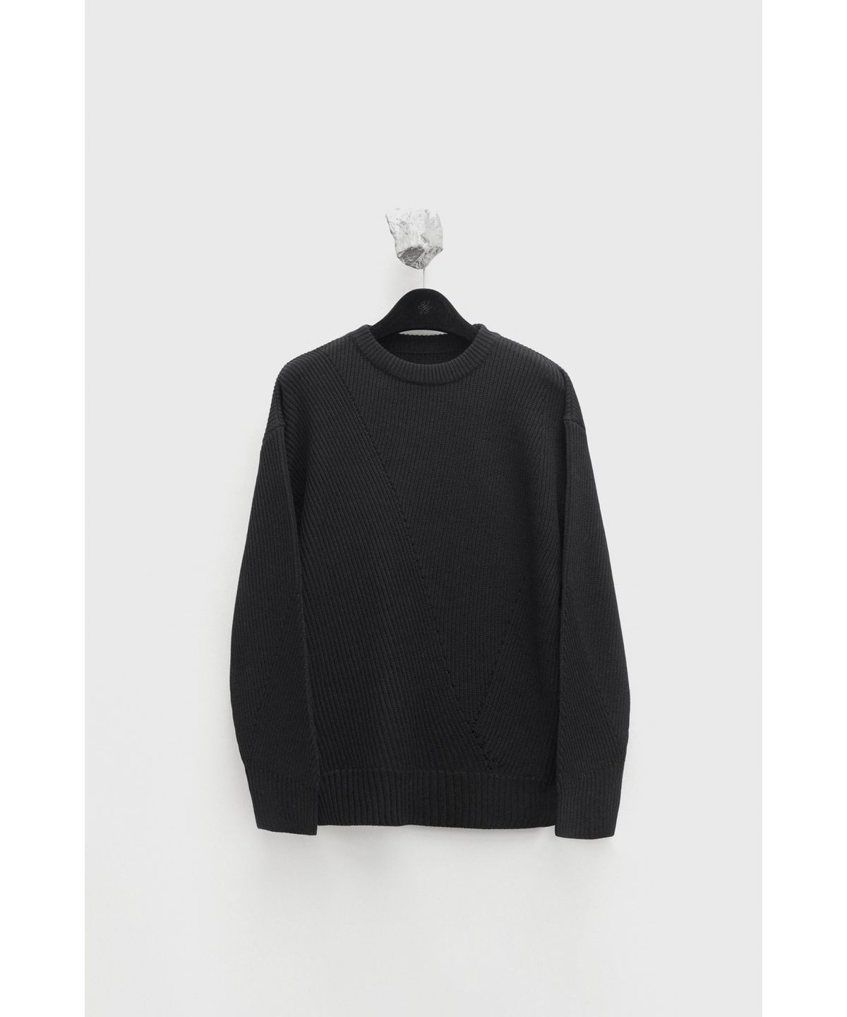 유스(YOUTH) Irregular Sweater - Black