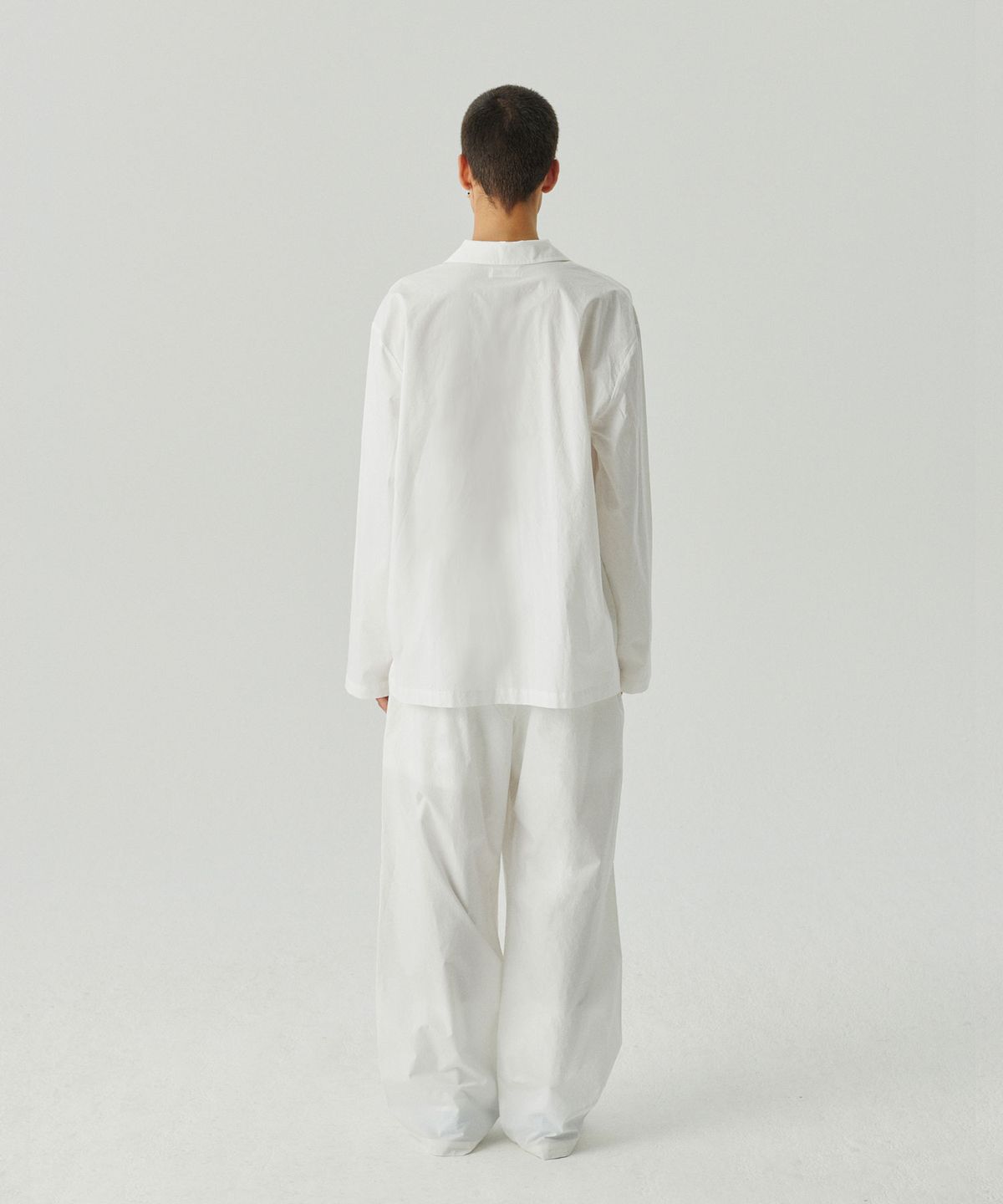 슬리피곰(SLEEPYGOM) White wide pajama set