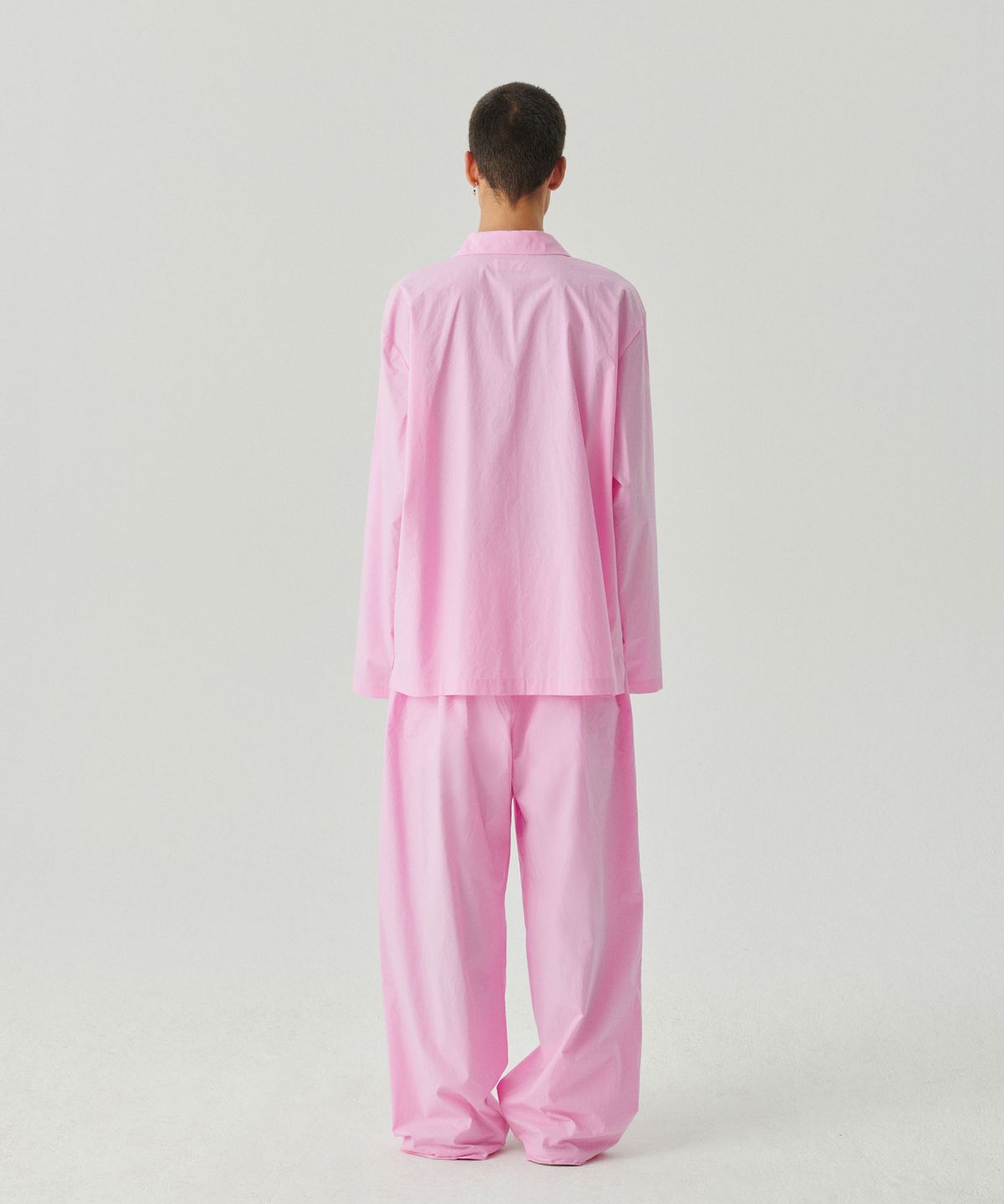 슬리피곰(SLEEPYGOM) Pink wide pajama set