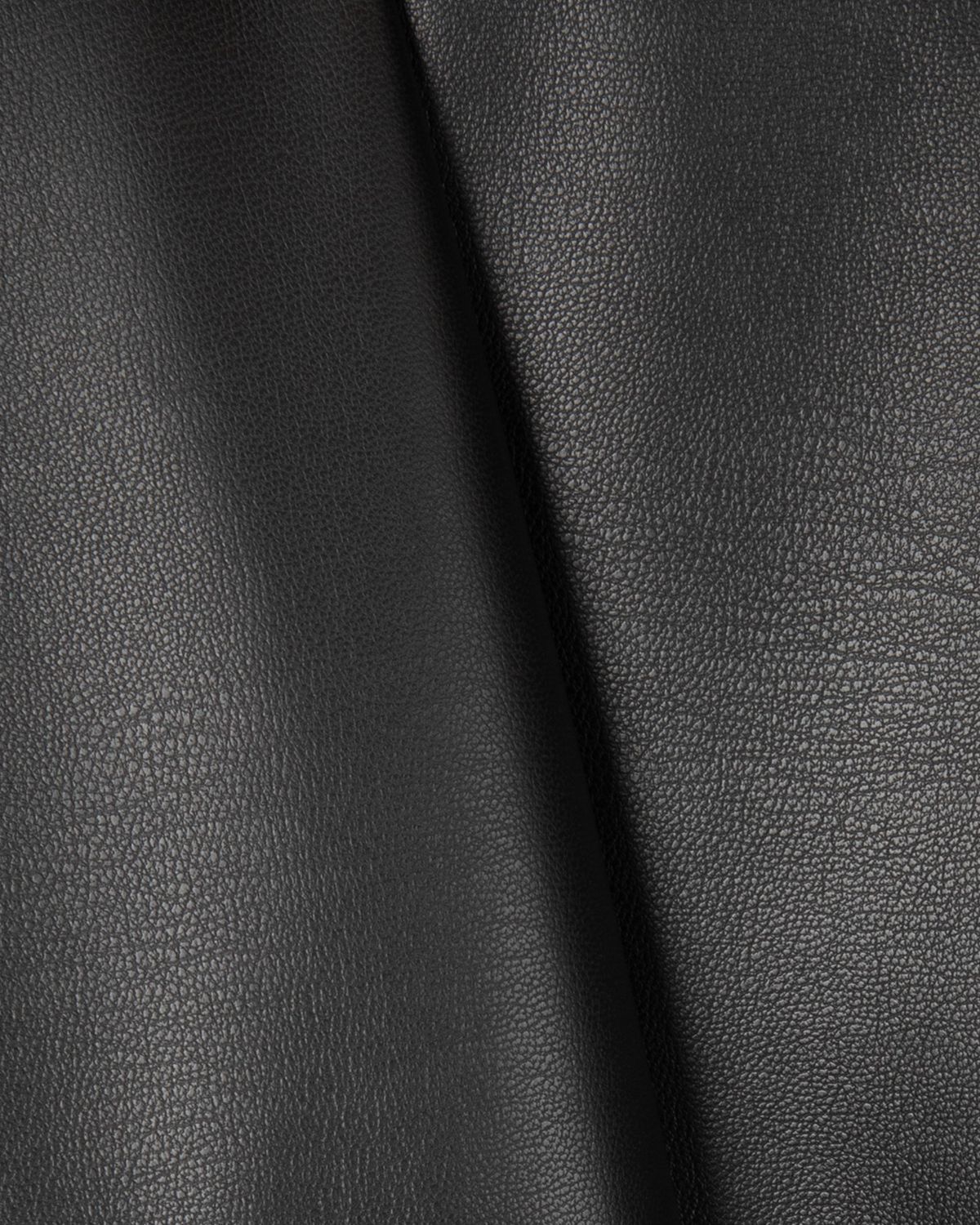 디앤드퀘스천(THEENDQUESTION) Leather hooded jumper / BLACK