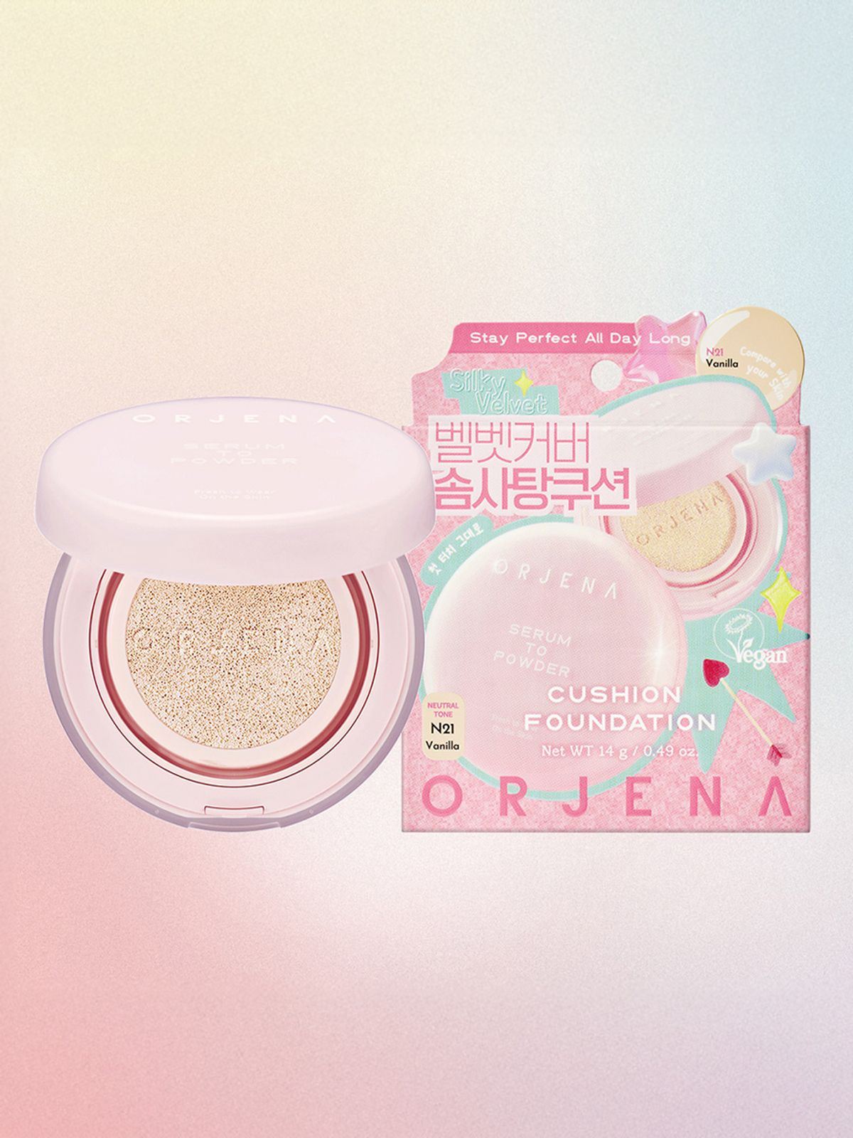 오르제나(ORJENA) 세럼 투 파우더 쿠션 14g