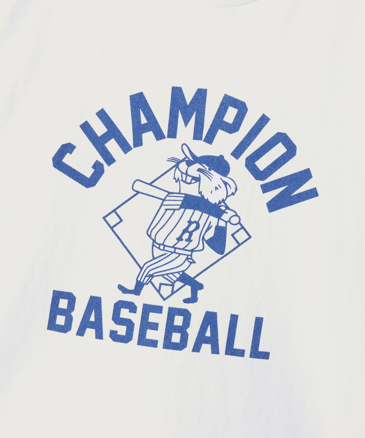 챔피온(CHAMPION) BASEBALL 레귤러핏 롱슬리브 티셔츠 Off White