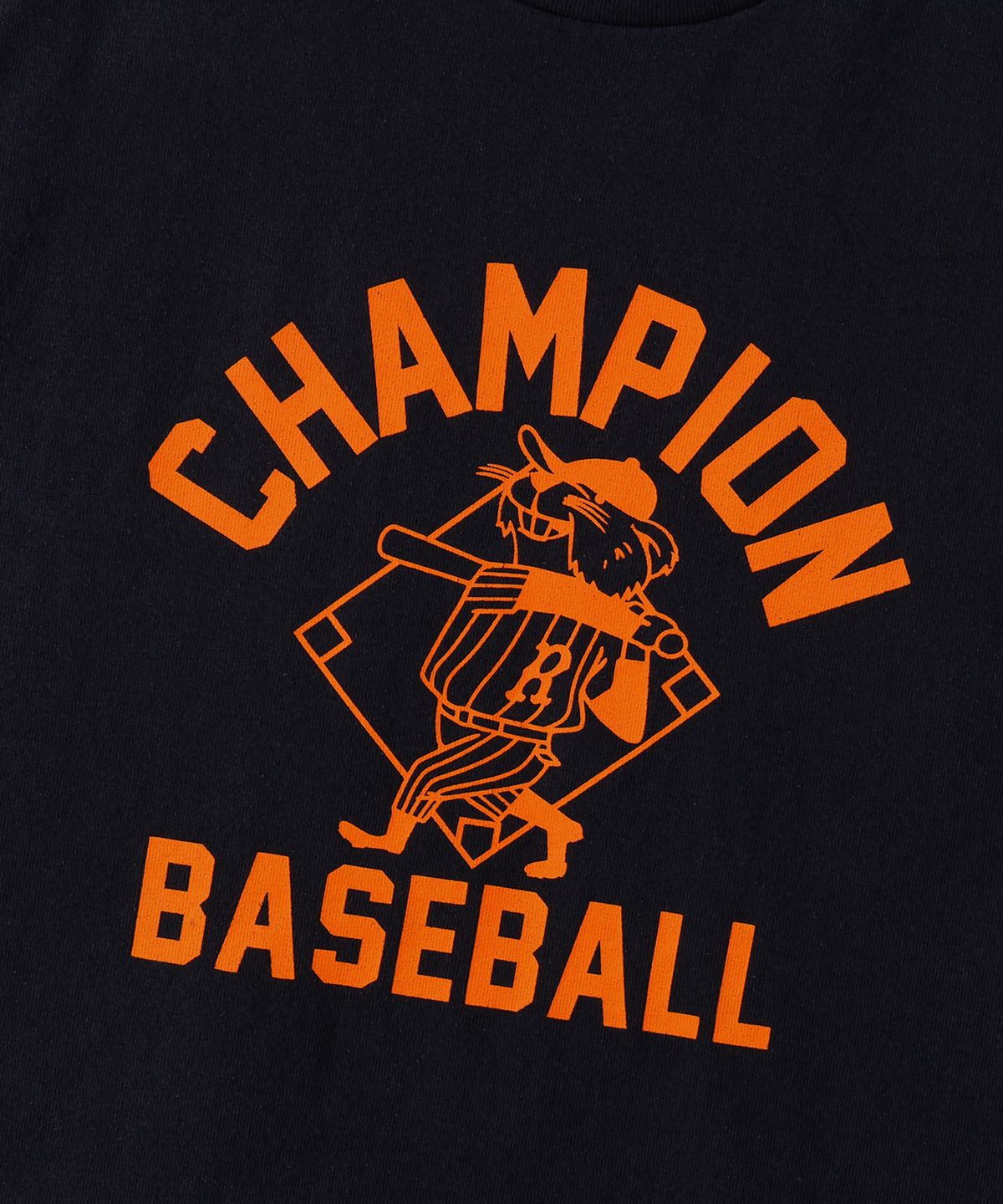 챔피온(CHAMPION) BASEBALL 레귤러핏 롱슬리브 티셔츠 Black