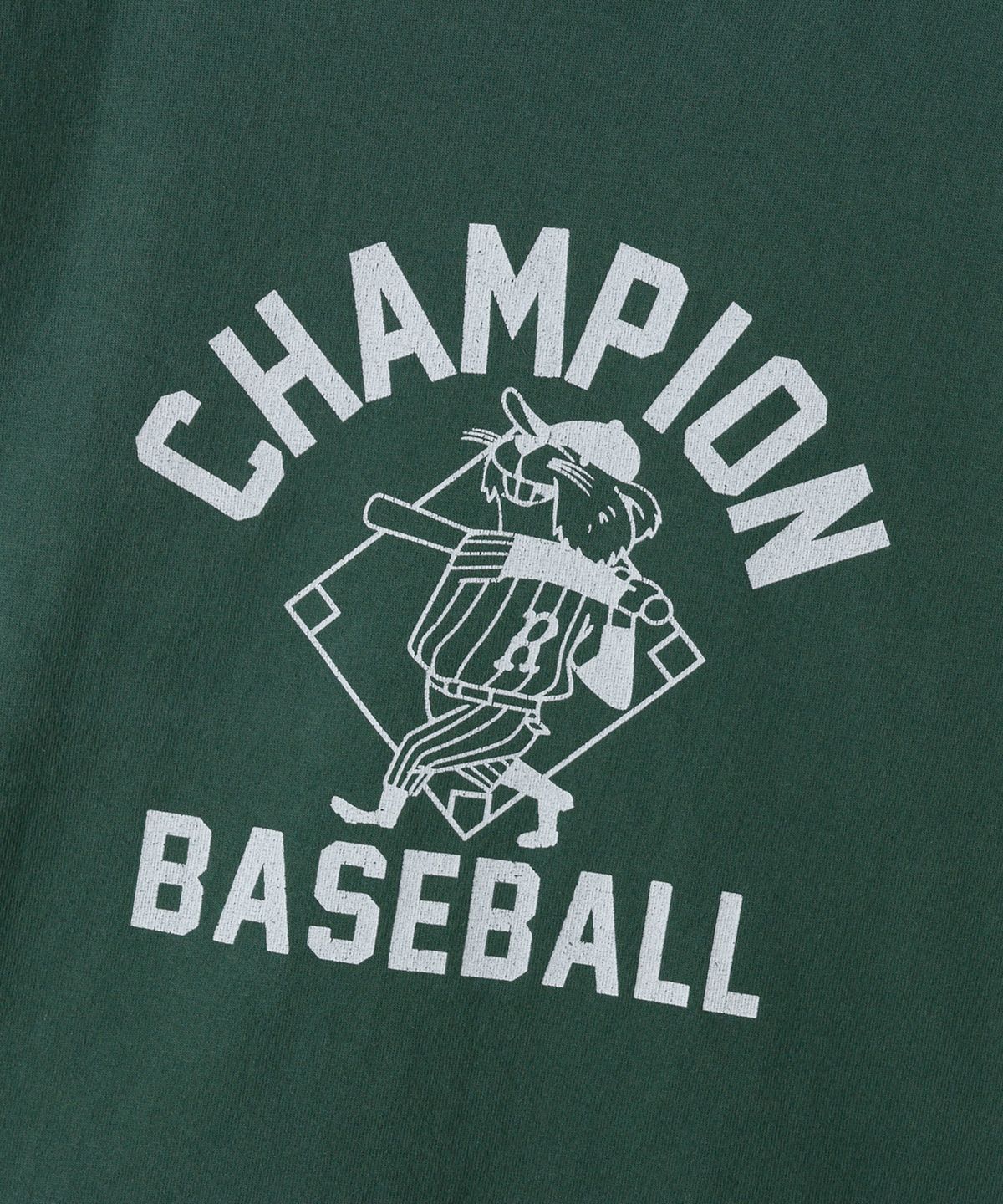 챔피온(CHAMPION) BASEBALL 레귤러핏 롱슬리브 티셔츠 Dark Green