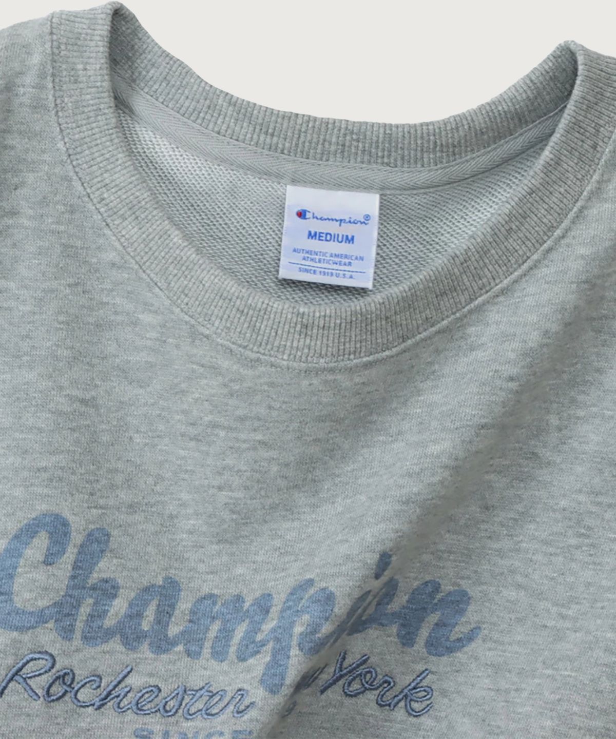 챔피온(CHAMPION) 여성 ROCHESTER 루즈핏 크루넥 스웨트셔츠 Oxford Grey