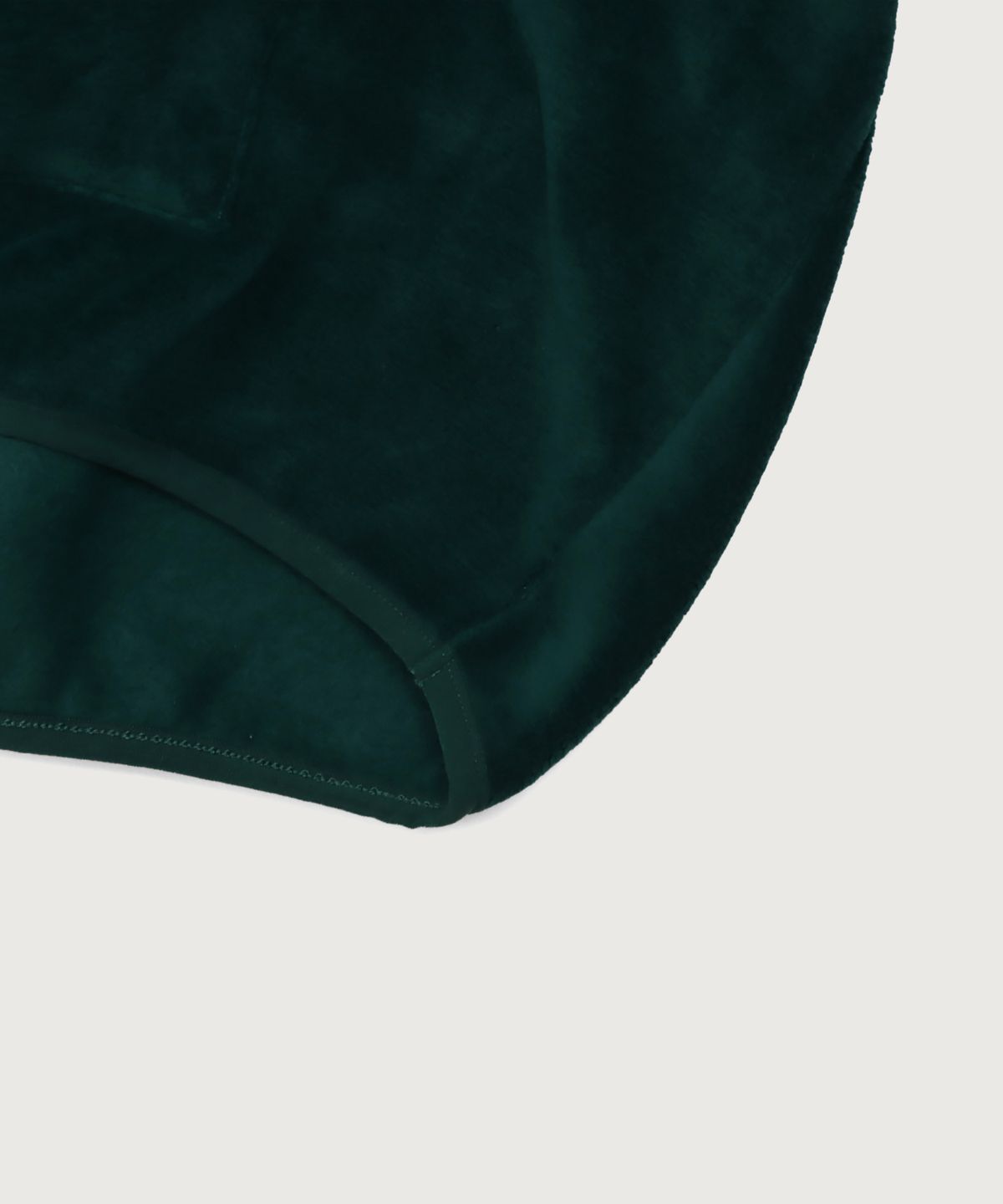 챔피온(CHAMPION) 빅 C로고 오버핏 하프 집업 플리스 Dark Green
