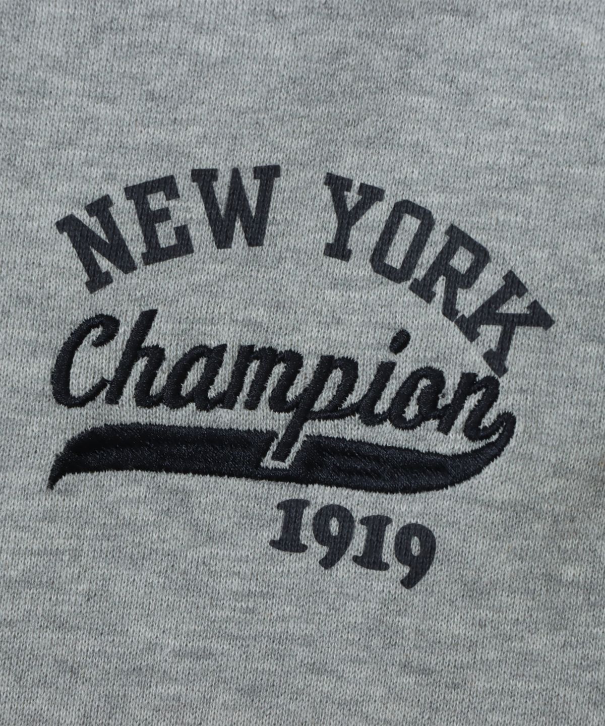 챔피온(CHAMPION) 여성 NEW YORK 루즈핏 후드 티셔츠 Oxford Grey