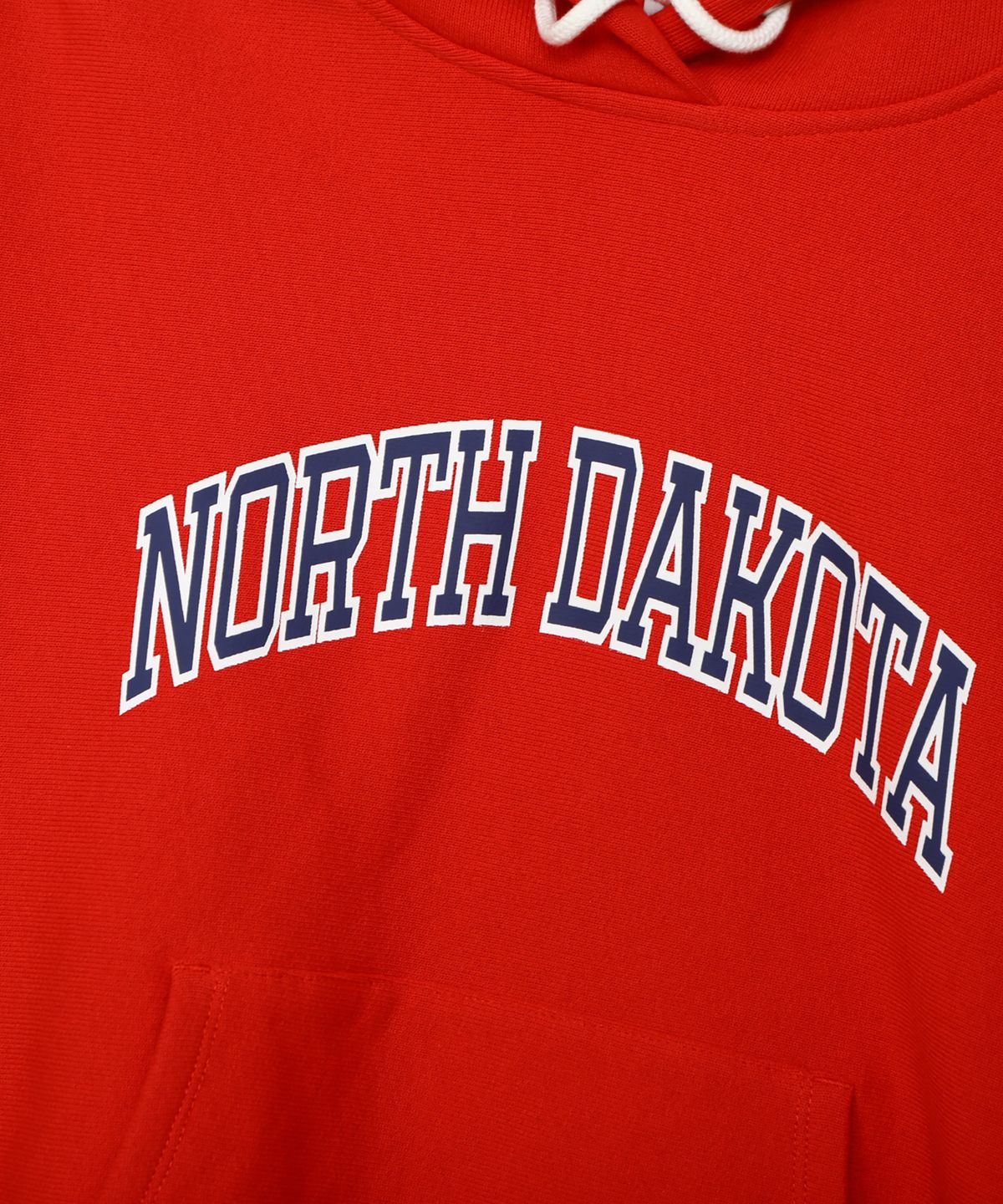 챔피온(CHAMPION) 여성 리버스위브 시그니처 그래픽 기모 후드 티셔츠 Ruby Red
