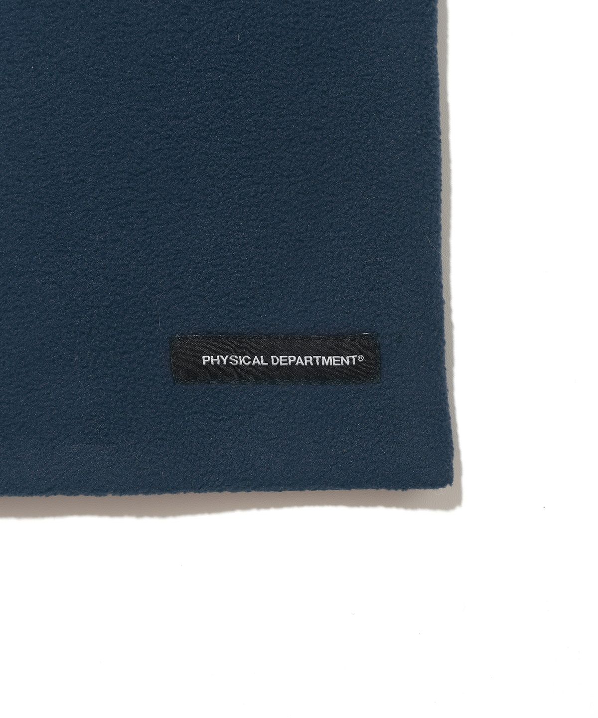 피지컬 디파트먼트(PHYSICAL DEPARTMENT) 리버시블 퀄팅 플리스 머플러 네이비