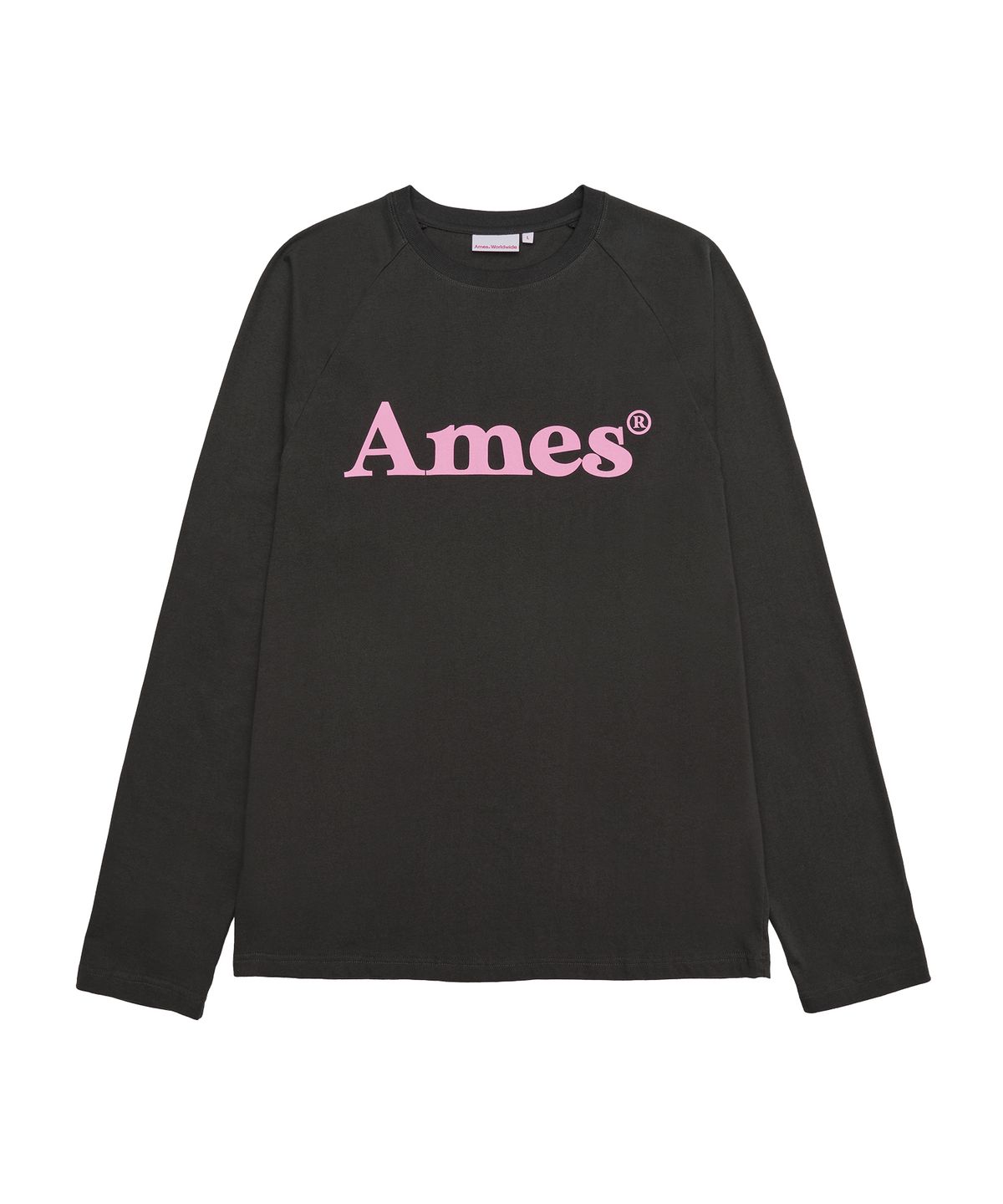 아메스 월드와이드(AMES-WORLDWIDE) BASIC LOGO LONGSLEEVE TEE CHARCOAL