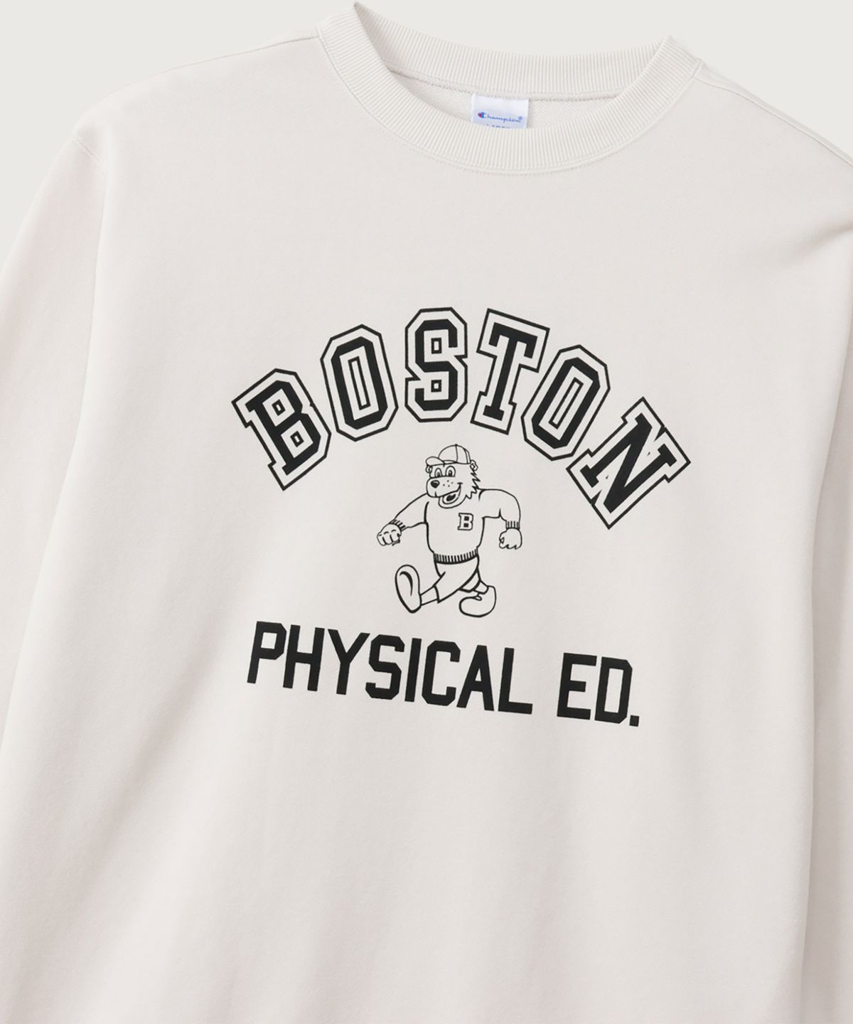 챔피온(CHAMPION) BOSTON 레귤러핏 크루넥 스웨트셔츠 Off White