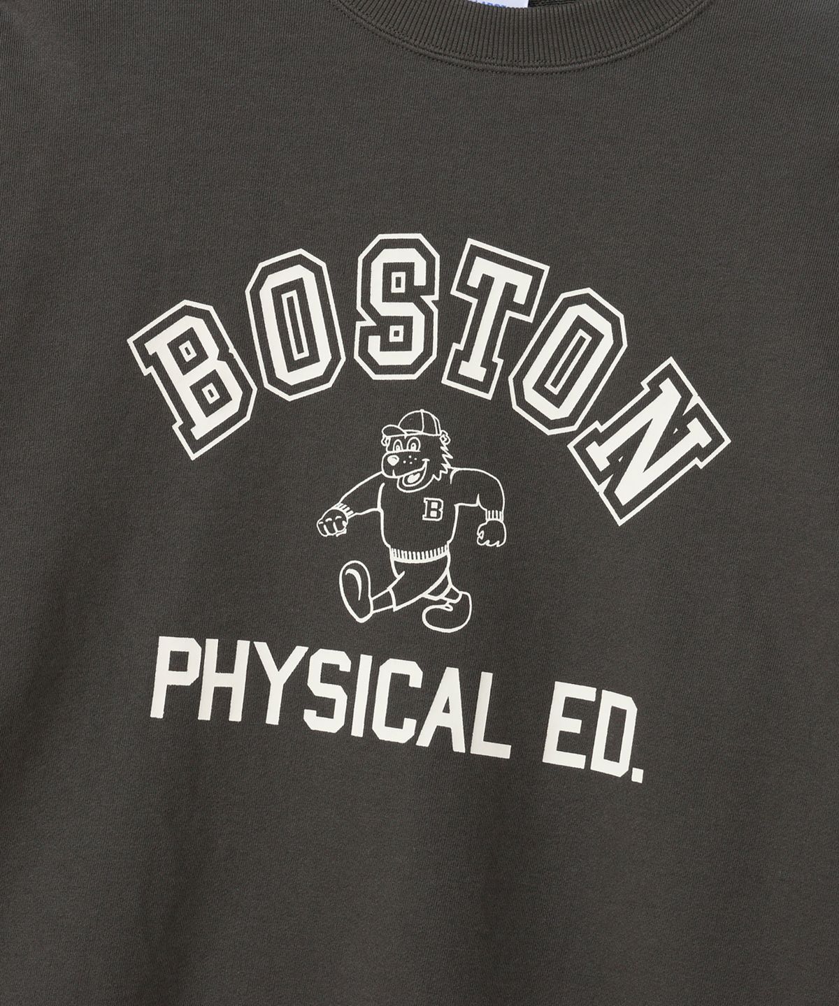 챔피온(CHAMPION) BOSTON 레귤러핏 크루넥 스웨트셔츠 Off Black