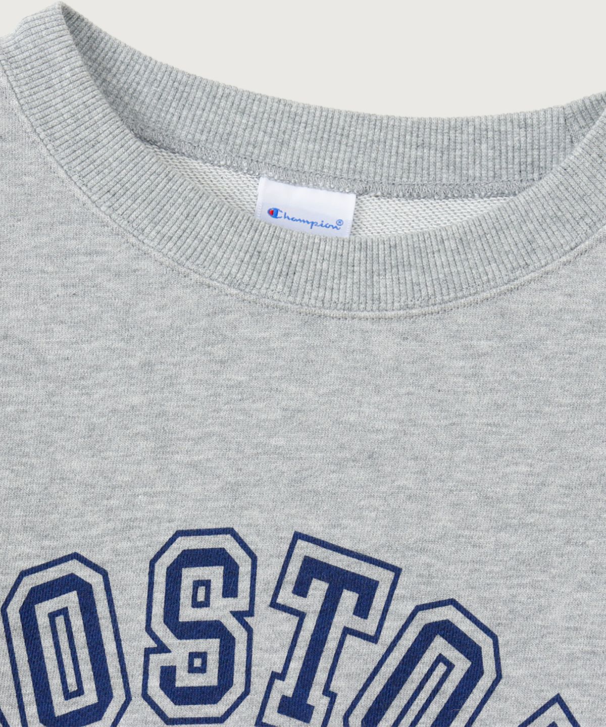 챔피온(CHAMPION) BOSTON 레귤러핏 크루넥 스웨트셔츠 Oxford Grey