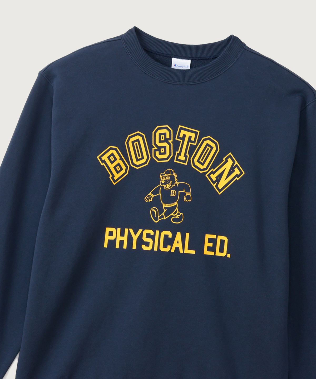 챔피온(CHAMPION) BOSTON 레귤러핏 크루넥 스웨트셔츠 Navy