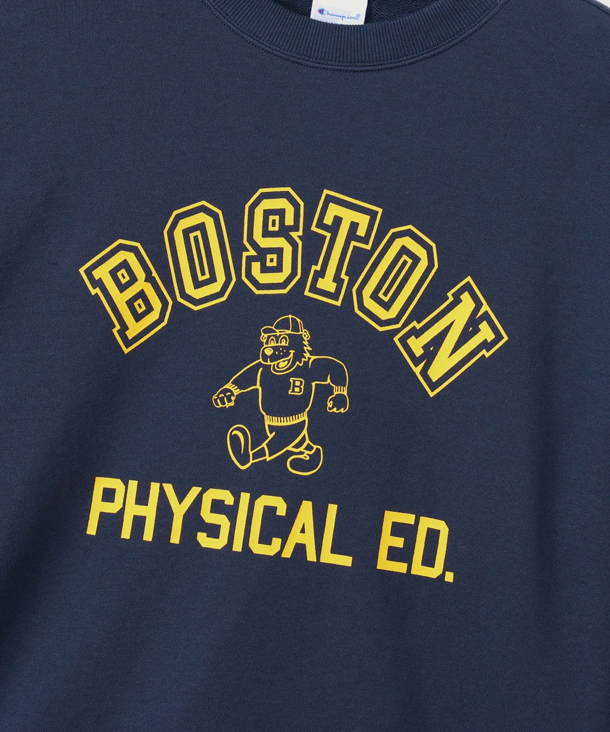 챔피온(CHAMPION) BOSTON 레귤러핏 크루넥 스웨트셔츠 Navy