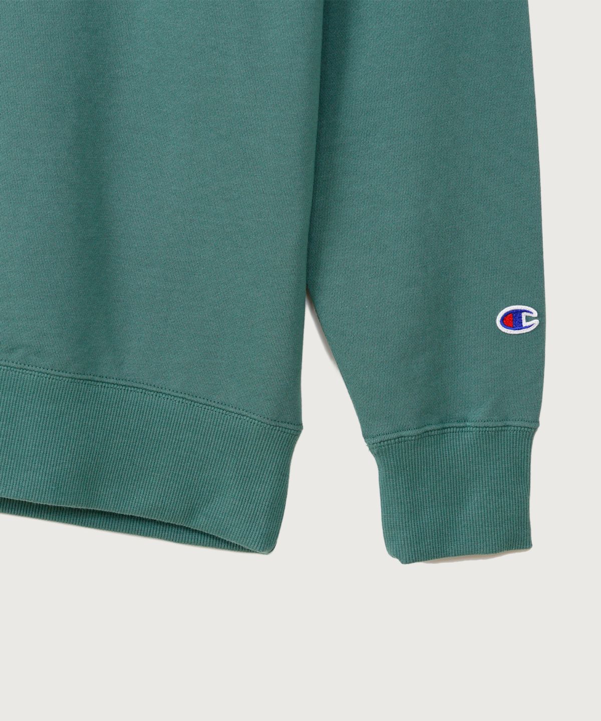 챔피온(CHAMPION) BOSTON 레귤러핏 크루넥 스웨트셔츠 Dark Green