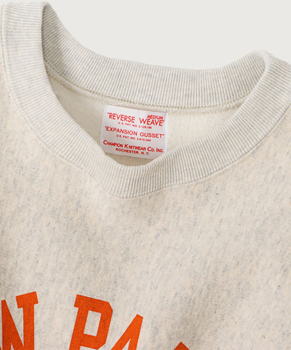 챔피온(CHAMPION) [True To Archives] 2ND NEW PALTZ 기모 스웨트셔츠 Silver Grey