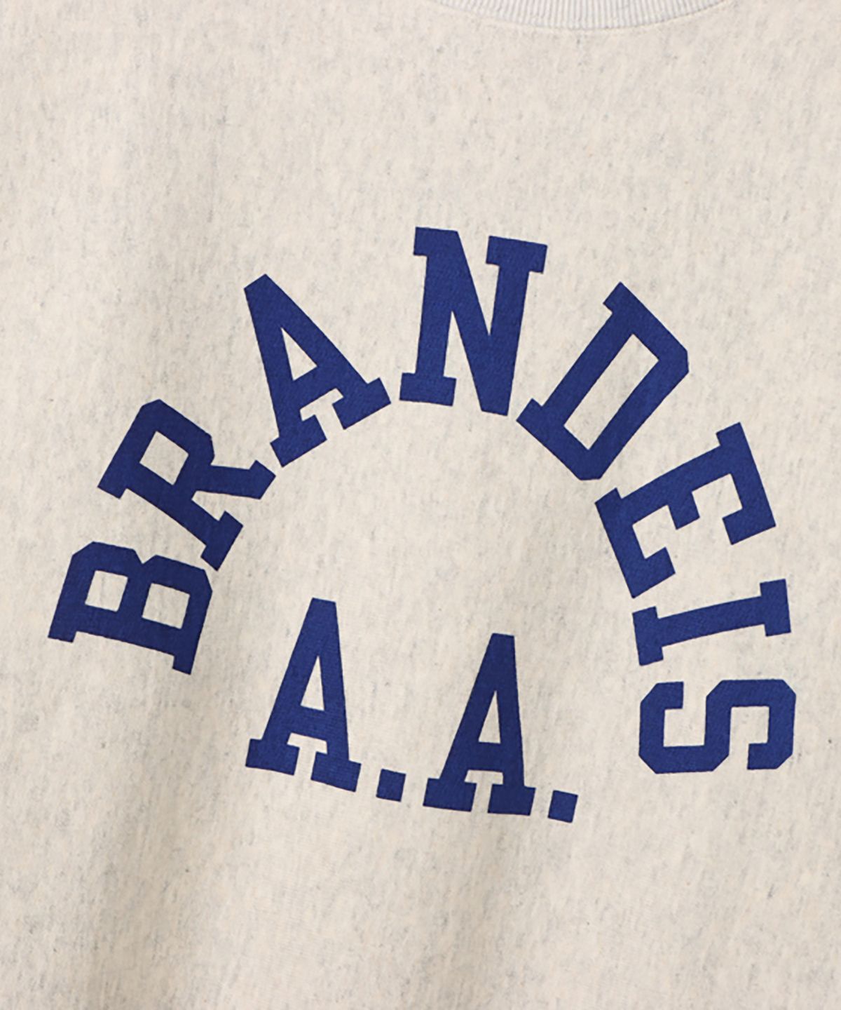 챔피온(CHAMPION) [True To Archives] 2ND BRANDEIS 기모 스웨트셔츠 S.Grey x Navy