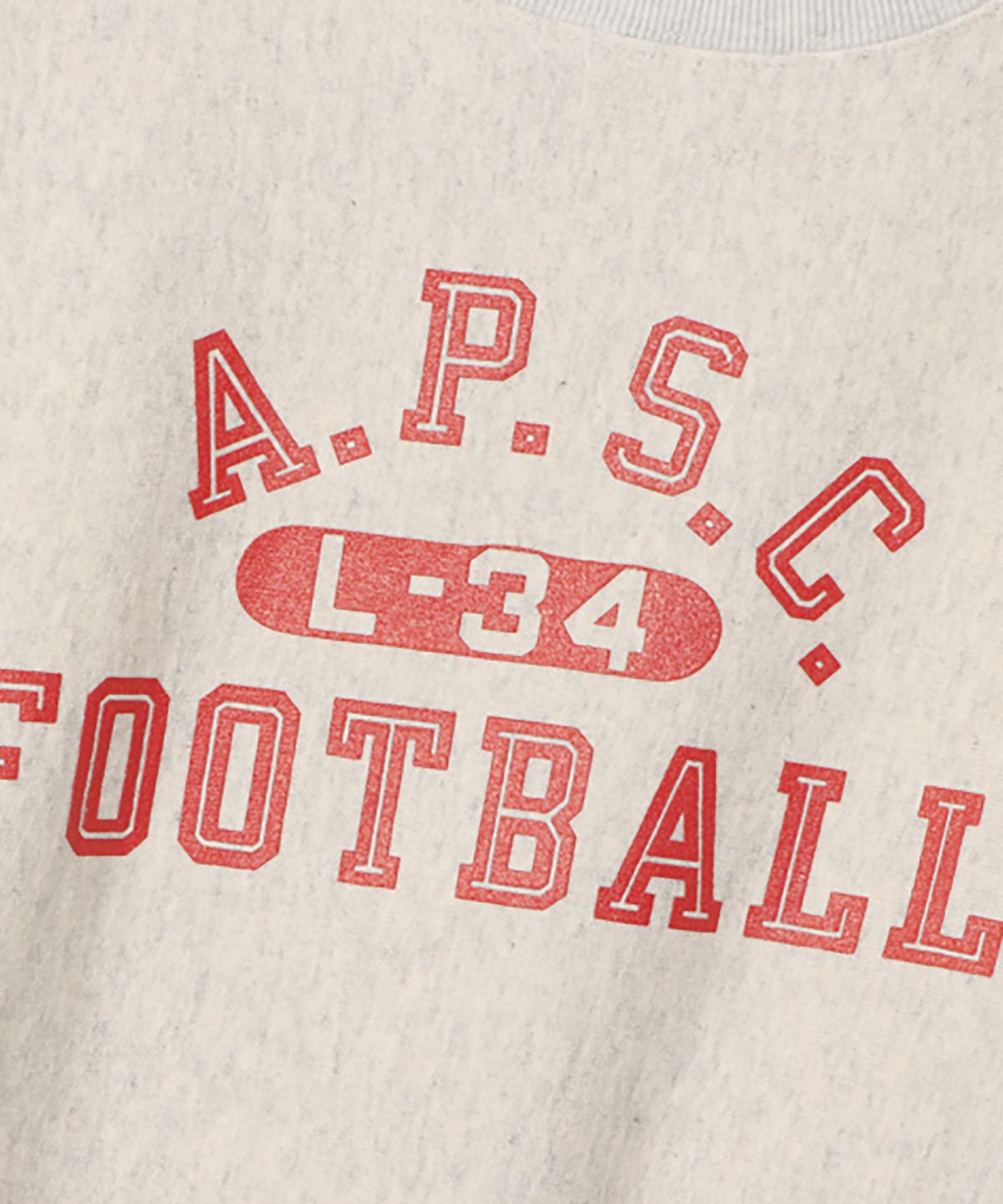챔피온(CHAMPION) [True To Archives] 2ND APSC 기모 스웨트셔츠 S.Grey x Maroon