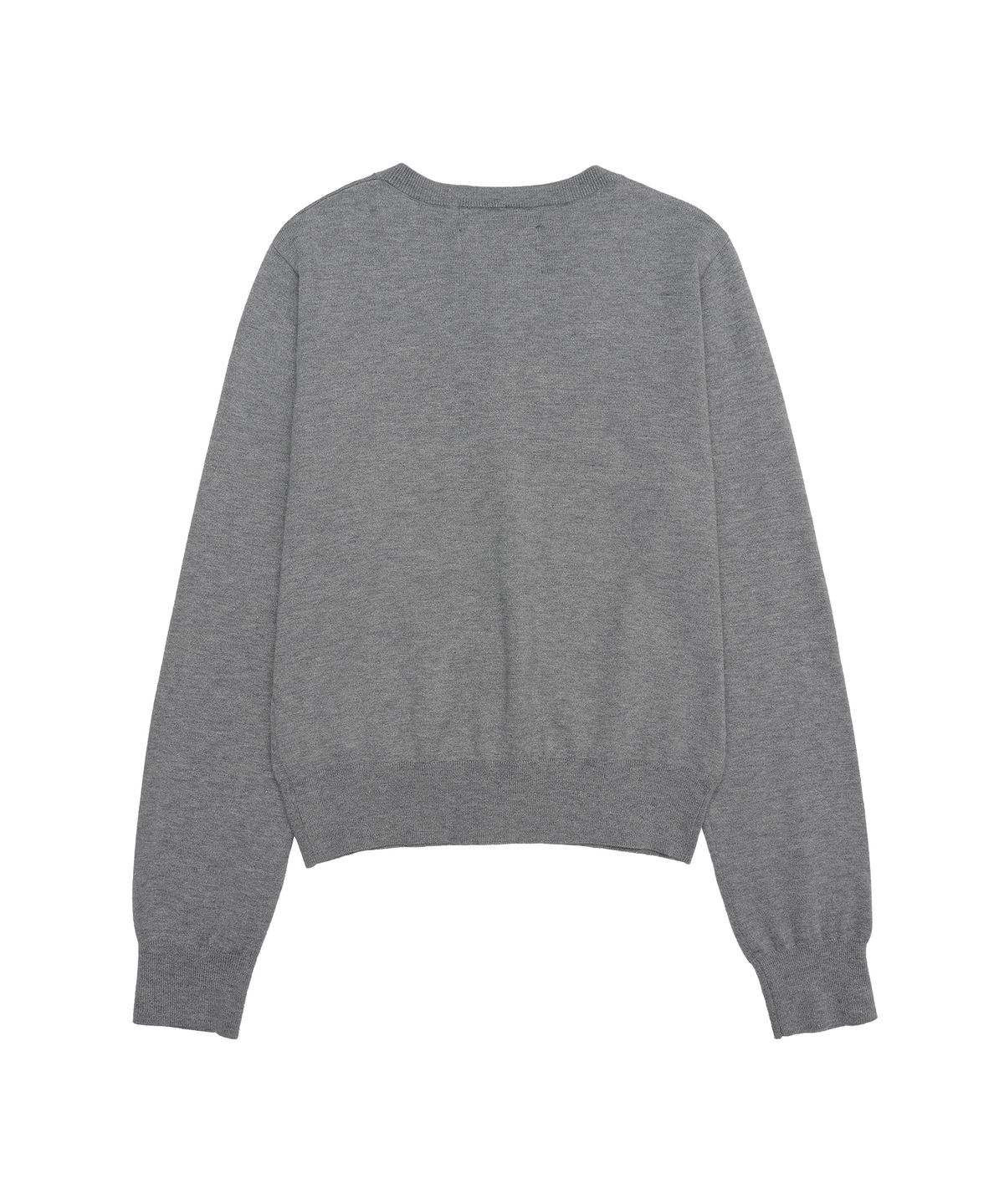 아메스 월드와이드(AMES-WORLDWIDE) BASIC ROUND NECK CARDIGAN GREY