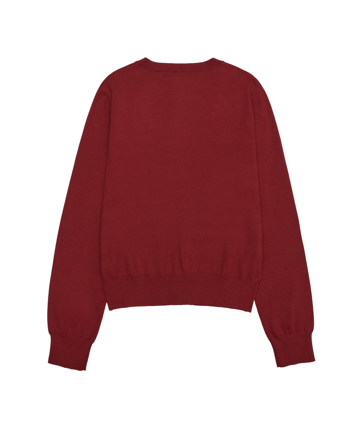 아메스 월드와이드(AMES-WORLDWIDE) BASIC ROUND NECK CARDIGAN RED