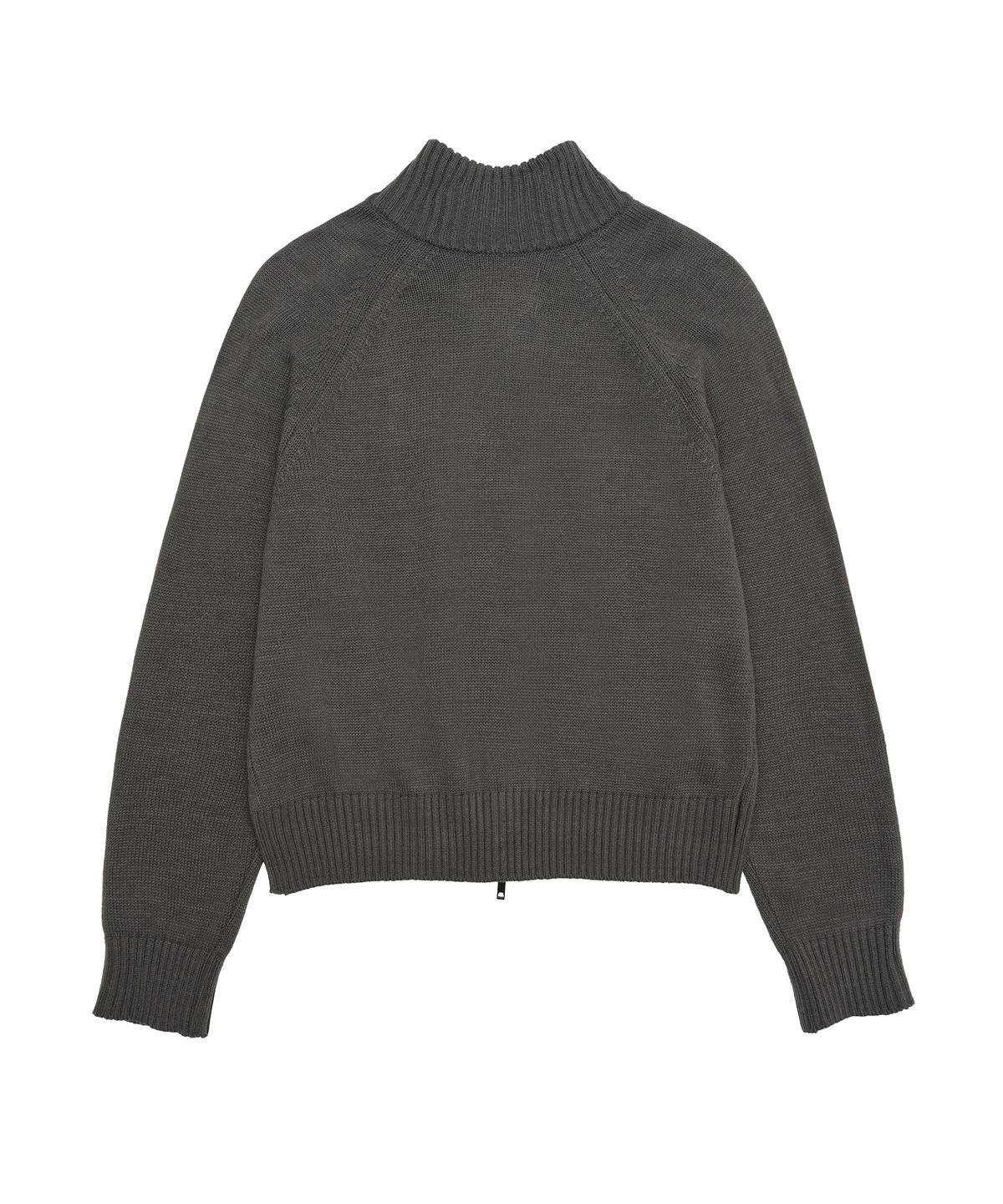 아메스 월드와이드(AMES-WORLDWIDE) BASIC KNIT ZIP-UP CHARCOAL