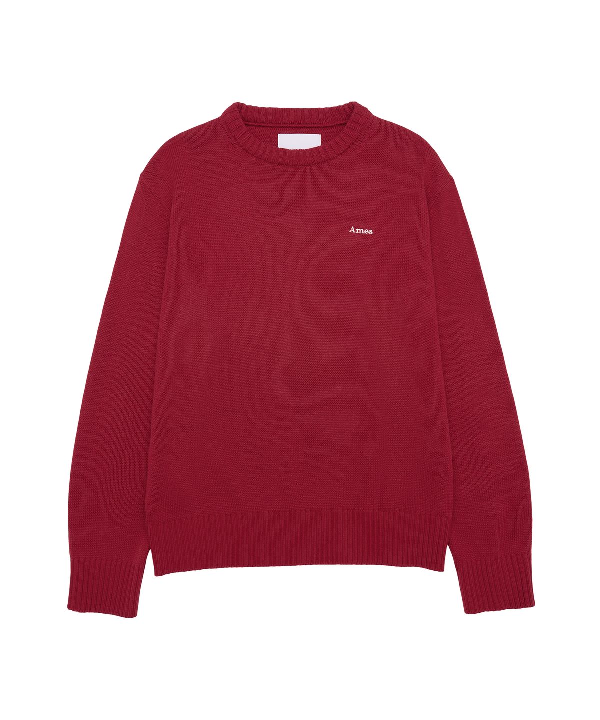 아메스 월드와이드(AMES-WORLDWIDE) BASIC SMALL LOGO KNIT RED