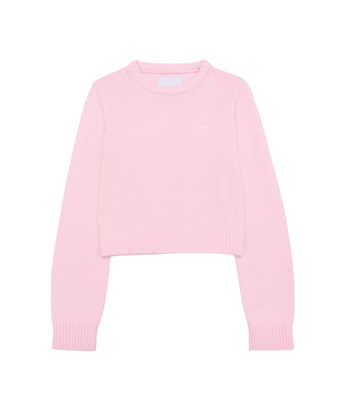 아메스 월드와이드(AMES-WORLDWIDE) BASIC SMALL LOGO KNIT PINK
