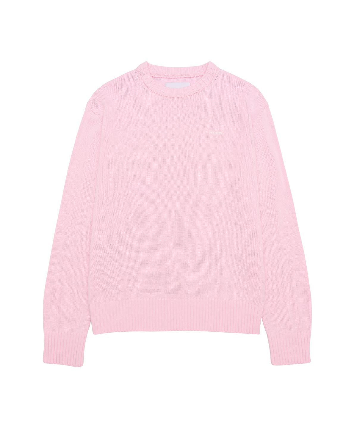 아메스 월드와이드(AMES-WORLDWIDE) BASIC SMALL LOGO KNIT PINK
