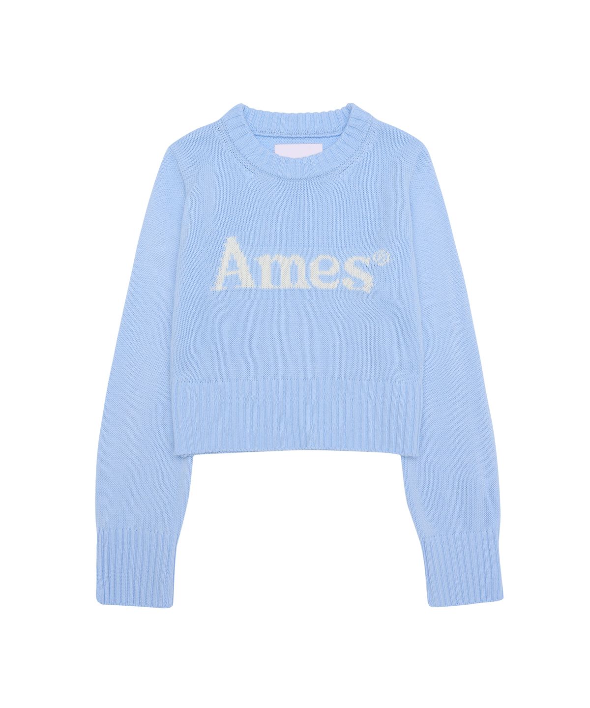 아메스 월드와이드(AMES-WORLDWIDE) BASIC PULLOVER KNIT LIGHT BLUE