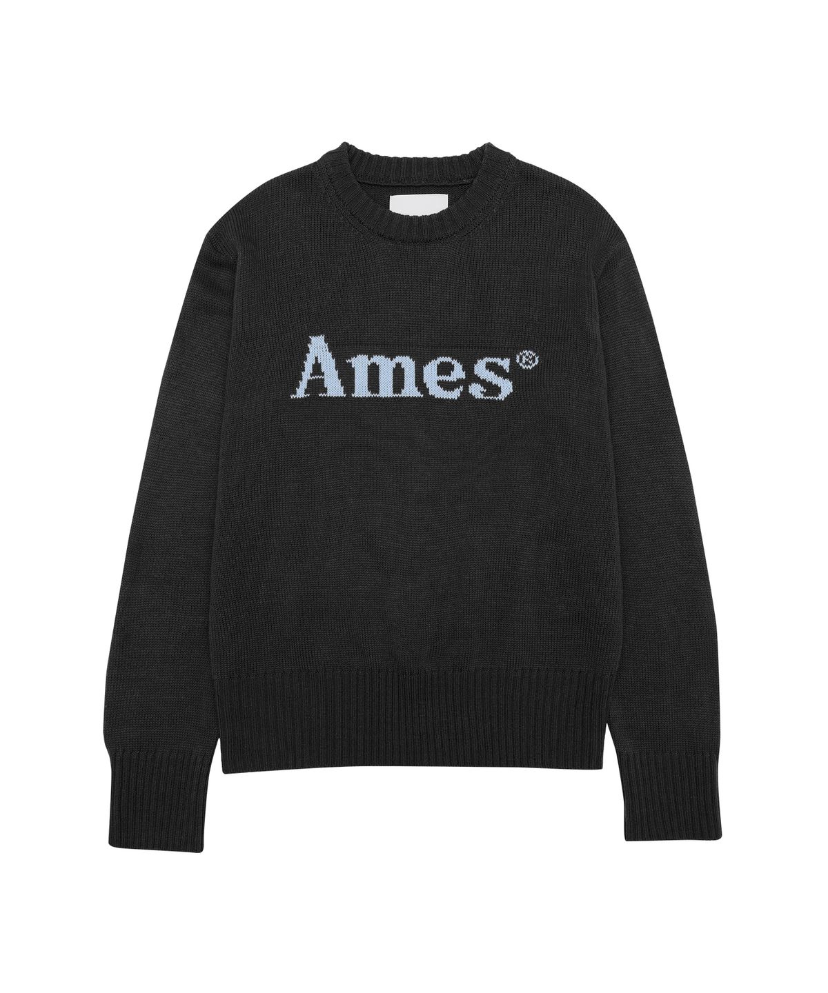 아메스 월드와이드(AMES-WORLDWIDE) BASIC PULLOVER KNIT CHARCOAL