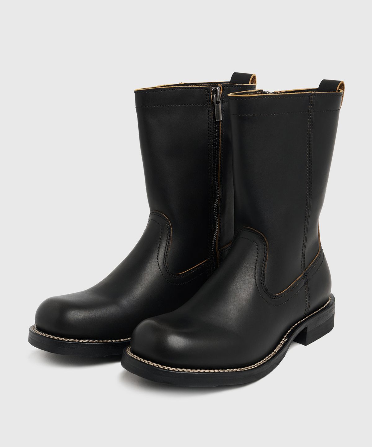 로스트가든(LOSTGARDEN) UNIFORM Engineer Boots Black